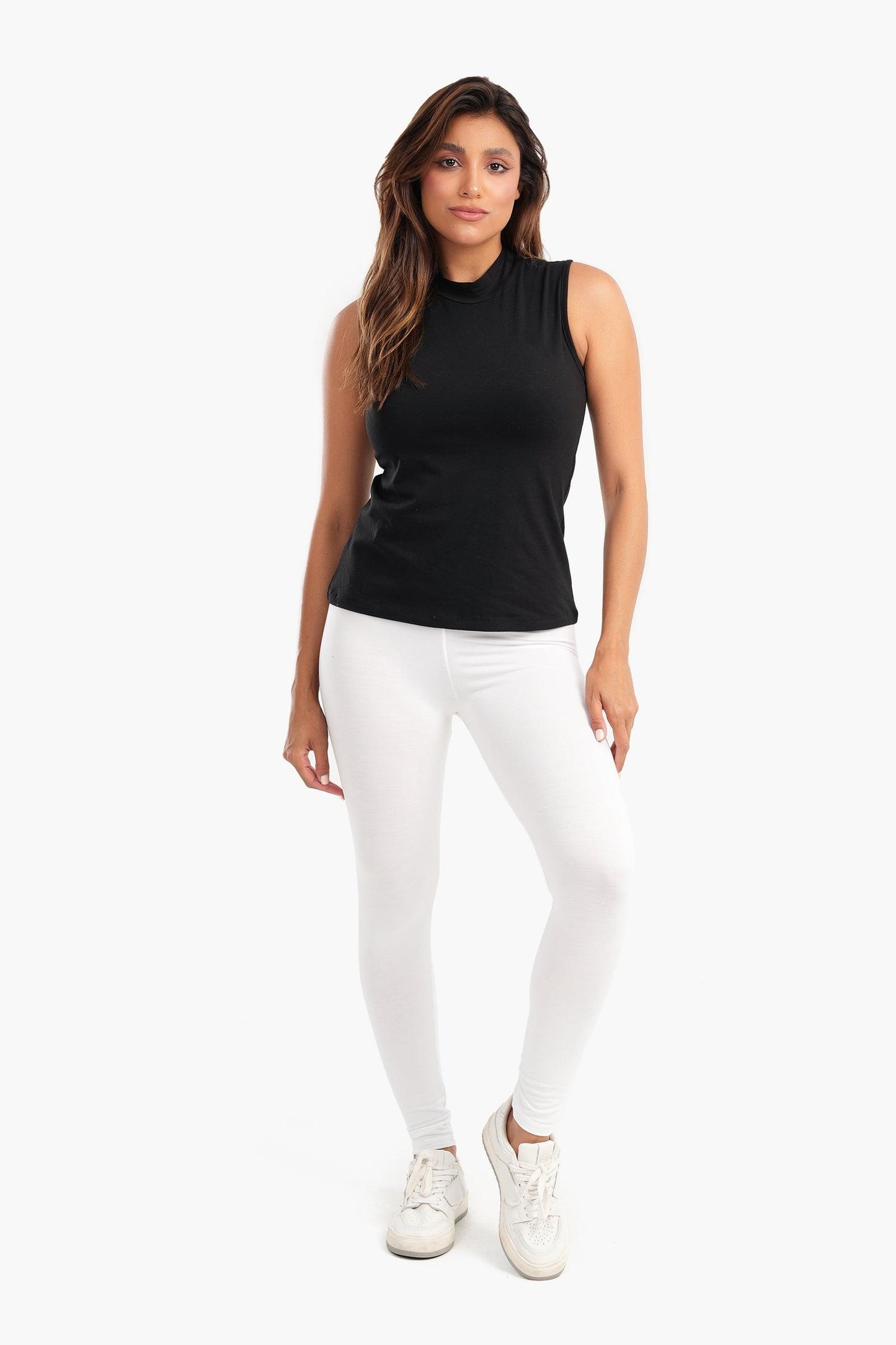 High Neck Slim Fit Top - Carina - ÙƒØ§Ø±ÙŠÙ†Ø§