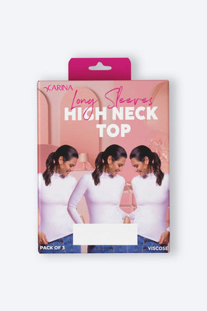 High Neck Viscose Top (Pack of 3) - Carina - ÙƒØ§Ø±ÙŠÙ†Ø§