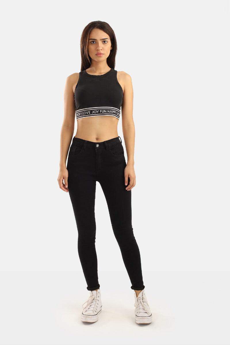 High Rise Cotton Pants - Carina - ÙƒØ§Ø±ÙŠÙ†Ø§