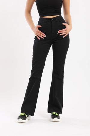High Rise Flared Pants - Clue Wear