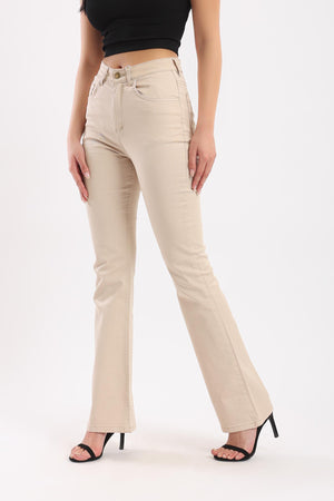 High Rise Flared Pants - Clue Wear