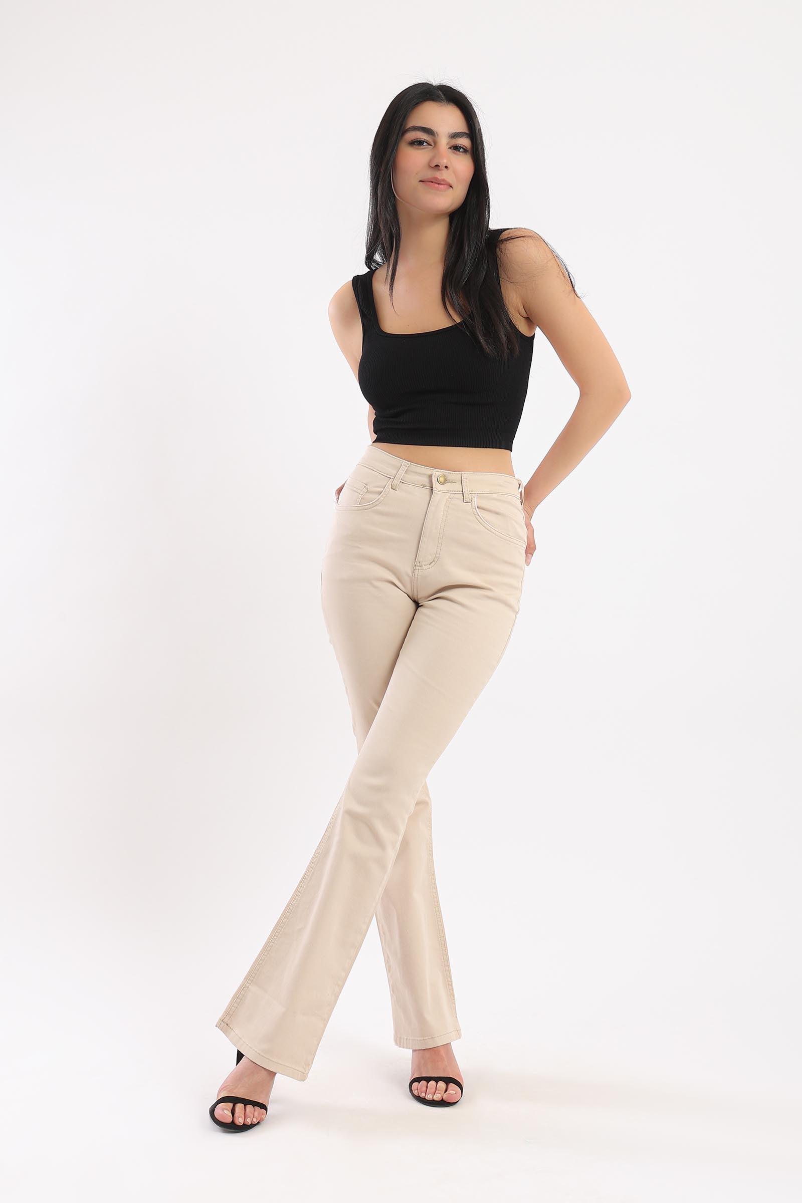 High Rise Flared Pants - Clue Wear