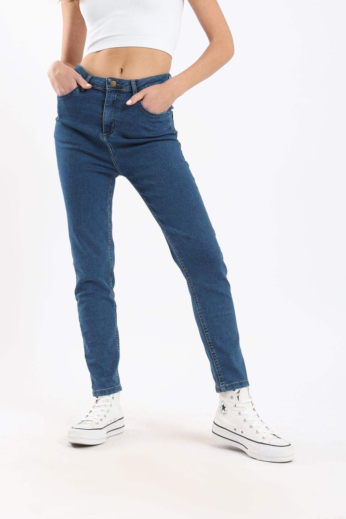 High Rise Jeans - Carina - ÙƒØ§Ø±ÙŠÙ†Ø§