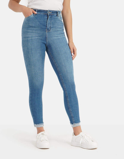 High Rise Skinny Jeans - Carina - ÙƒØ§Ø±ÙŠÙ†Ø§