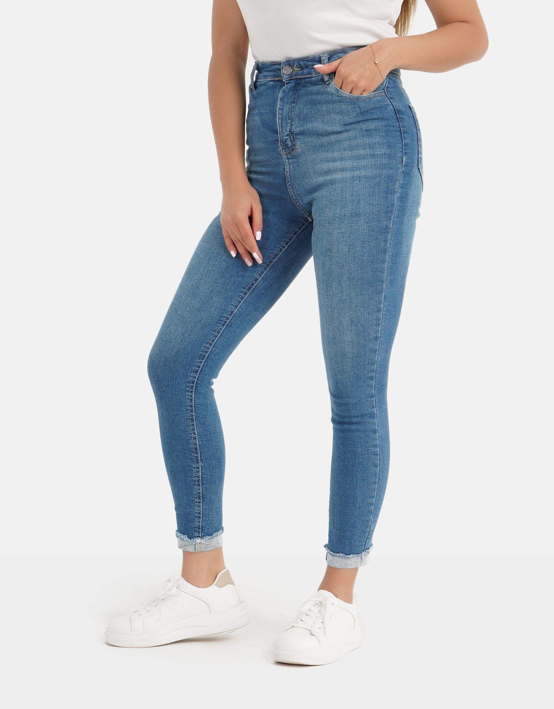 High Rise Skinny Jeans - Carina - ÙƒØ§Ø±ÙŠÙ†Ø§