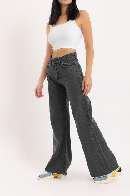 High Rise Wide Jeans - Clue Wear