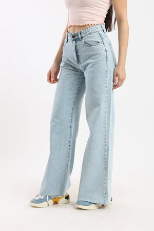 High Rise Wide Jeans - Clue Wear