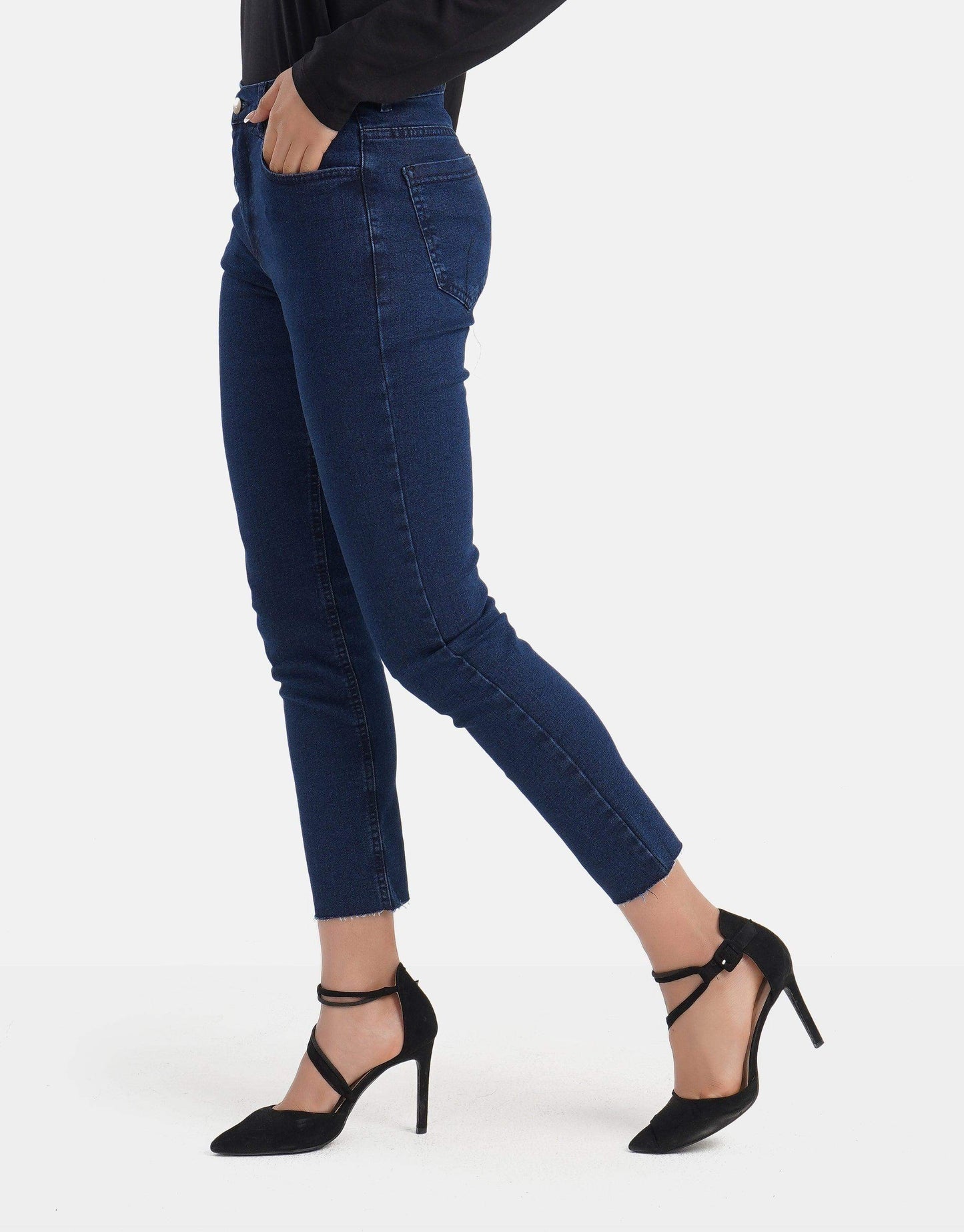 High Waist Jeans Pants - Carina - ÙƒØ§Ø±ÙŠÙ†Ø§