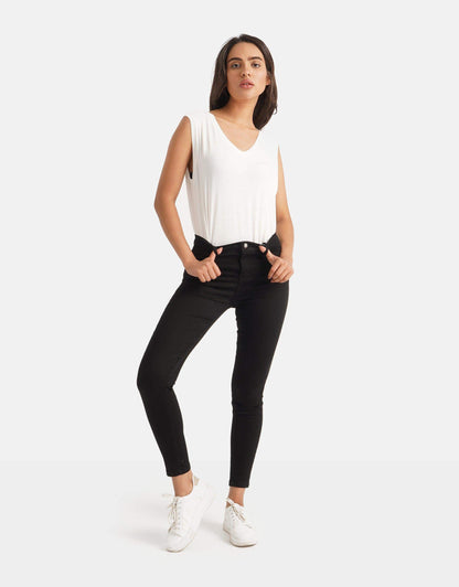 High Waist Skinny Leggings - Carina - ÙƒØ§Ø±ÙŠÙ†Ø§