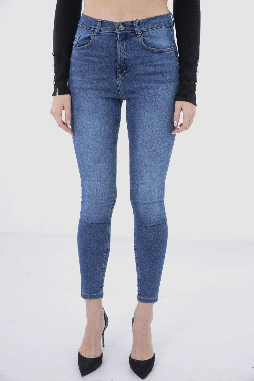 High Waist Super Skinny Denim Pants - Carina - ÙƒØ§Ø±ÙŠÙ†Ø§