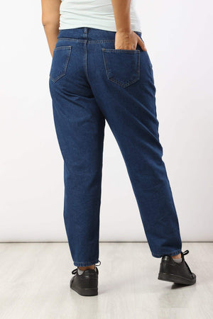 High Waisted Mom Jeans - Carina - ÙƒØ§Ø±ÙŠÙ†Ø§