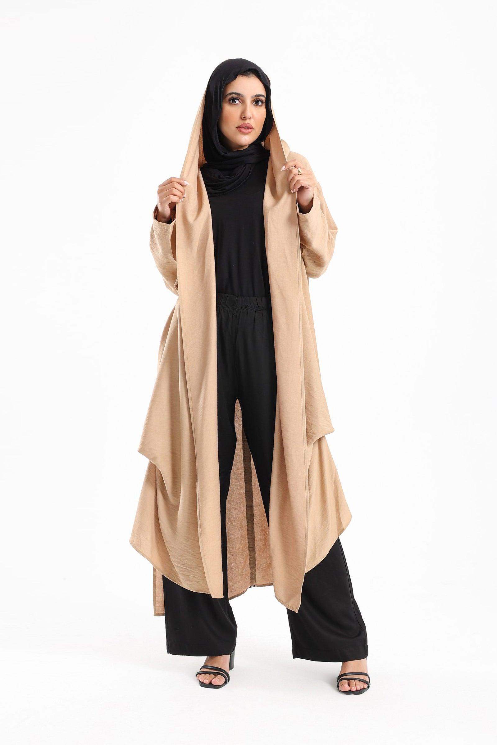 Hooded Draped Lounge Kimono - Carina - ÙƒØ§Ø±ÙŠÙ†Ø§