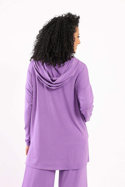 Hooded Plain Lounge Top - Carina - ÙƒØ§Ø±ÙŠÙ†Ø§