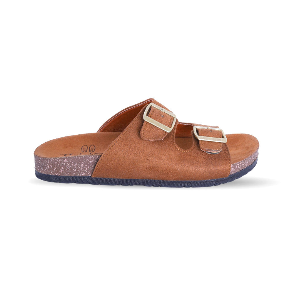 Faux Suede Casual Slippers