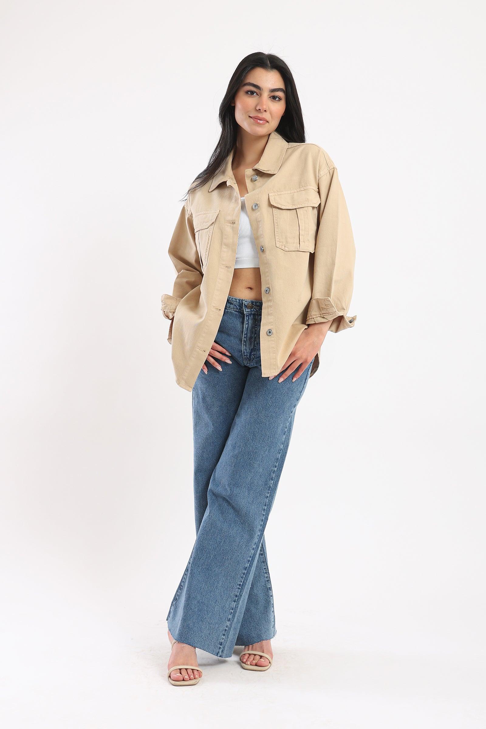 Jacket with Chest Front Pockets - Clue-wear