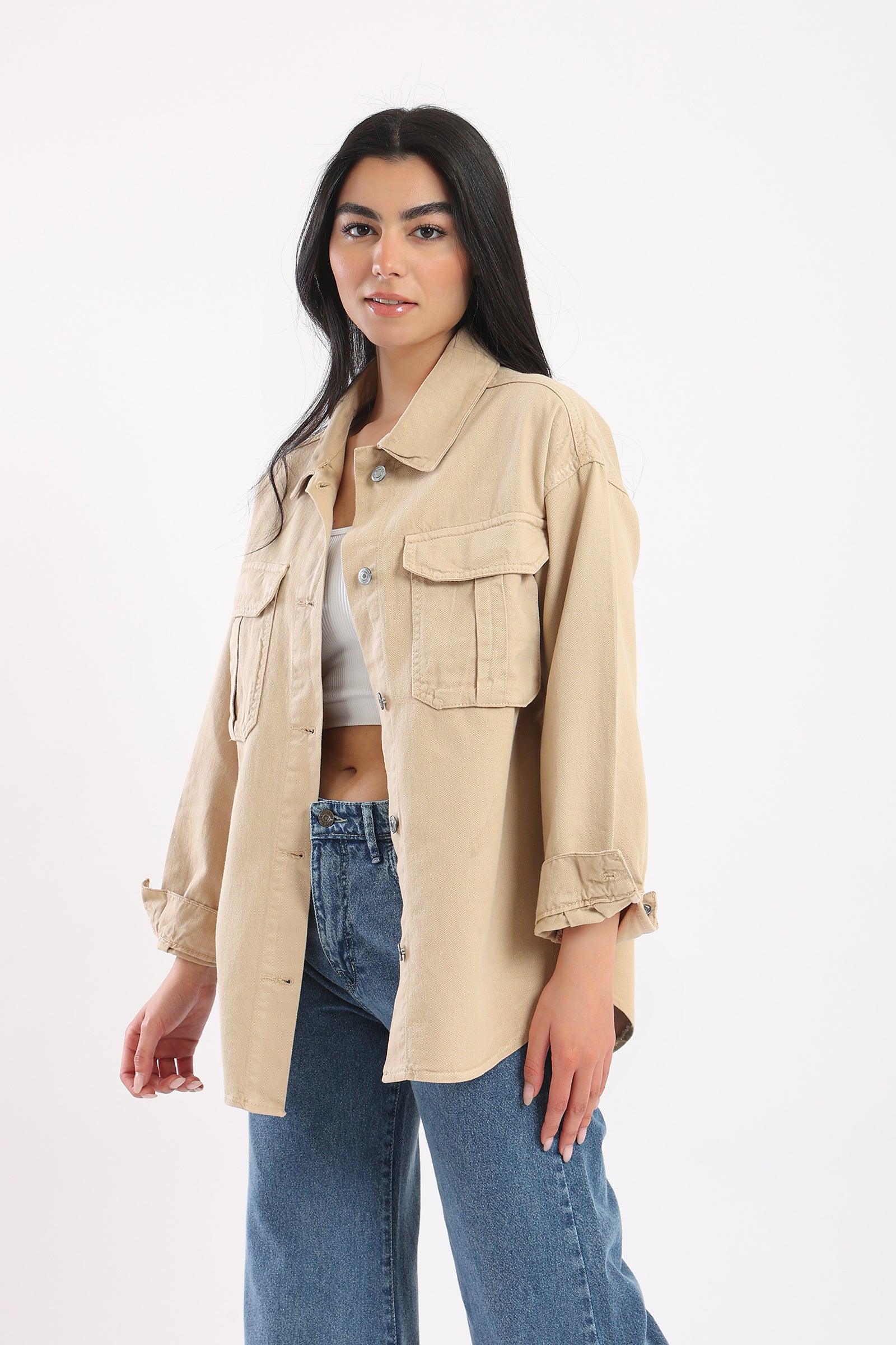 Jacket with Chest Front Pockets - Clue-wear