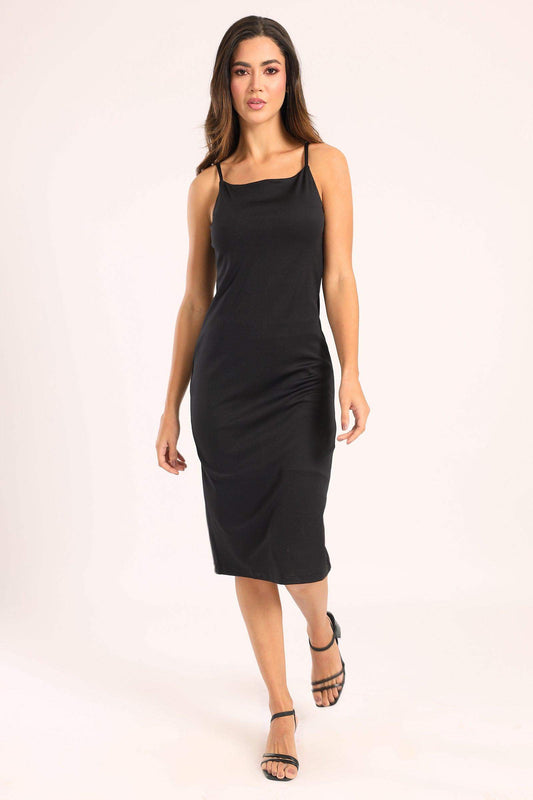 Jersey Slim Fit Dress - Carina - ÙƒØ§Ø±ÙŠÙ†Ø§