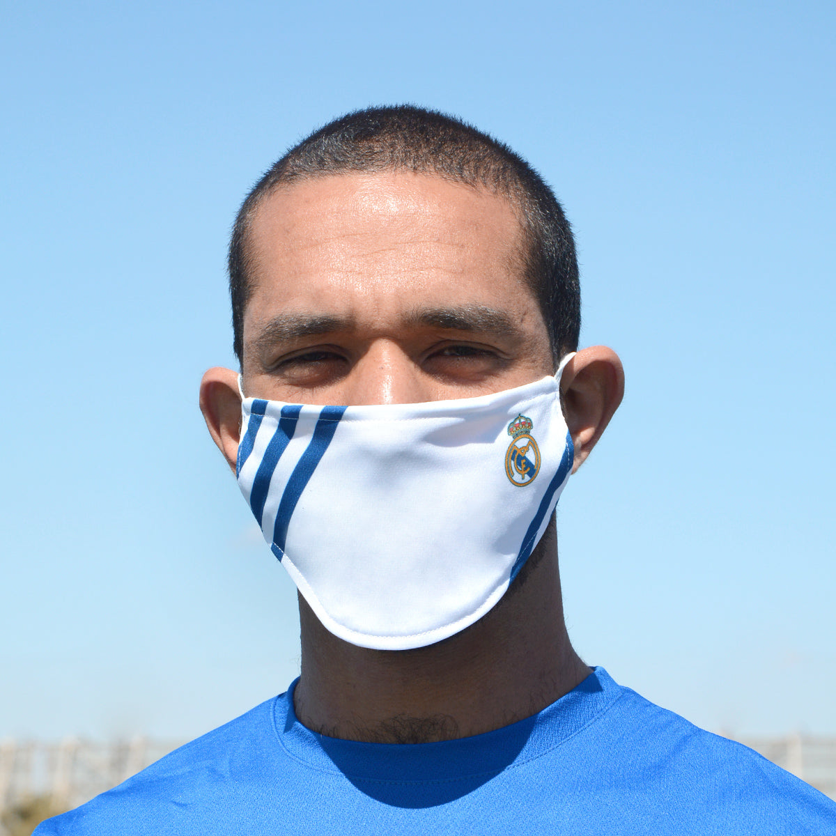 Polyester Printed Face Mask – Real Madrid Edition
