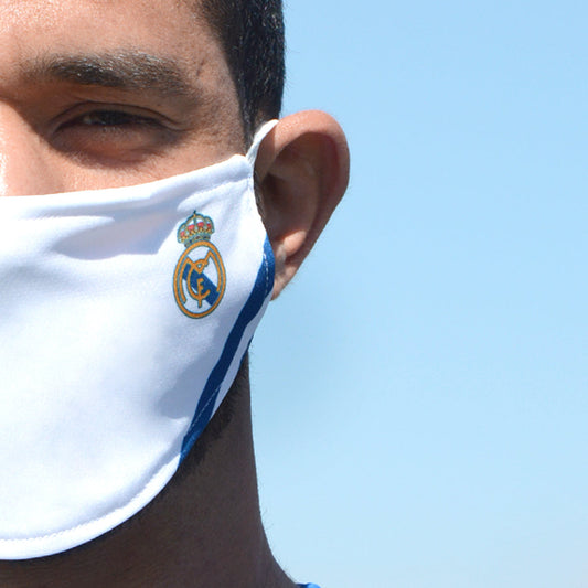 Polyester Printed Face Mask – Real Madrid Edition