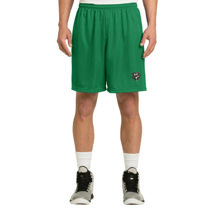 Classic Mesh Polyester Short-Kelly Green