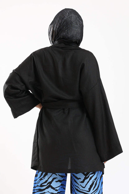 Kimono with Front Pockets - Carina - ÙƒØ§Ø±ÙŠÙ†Ø§