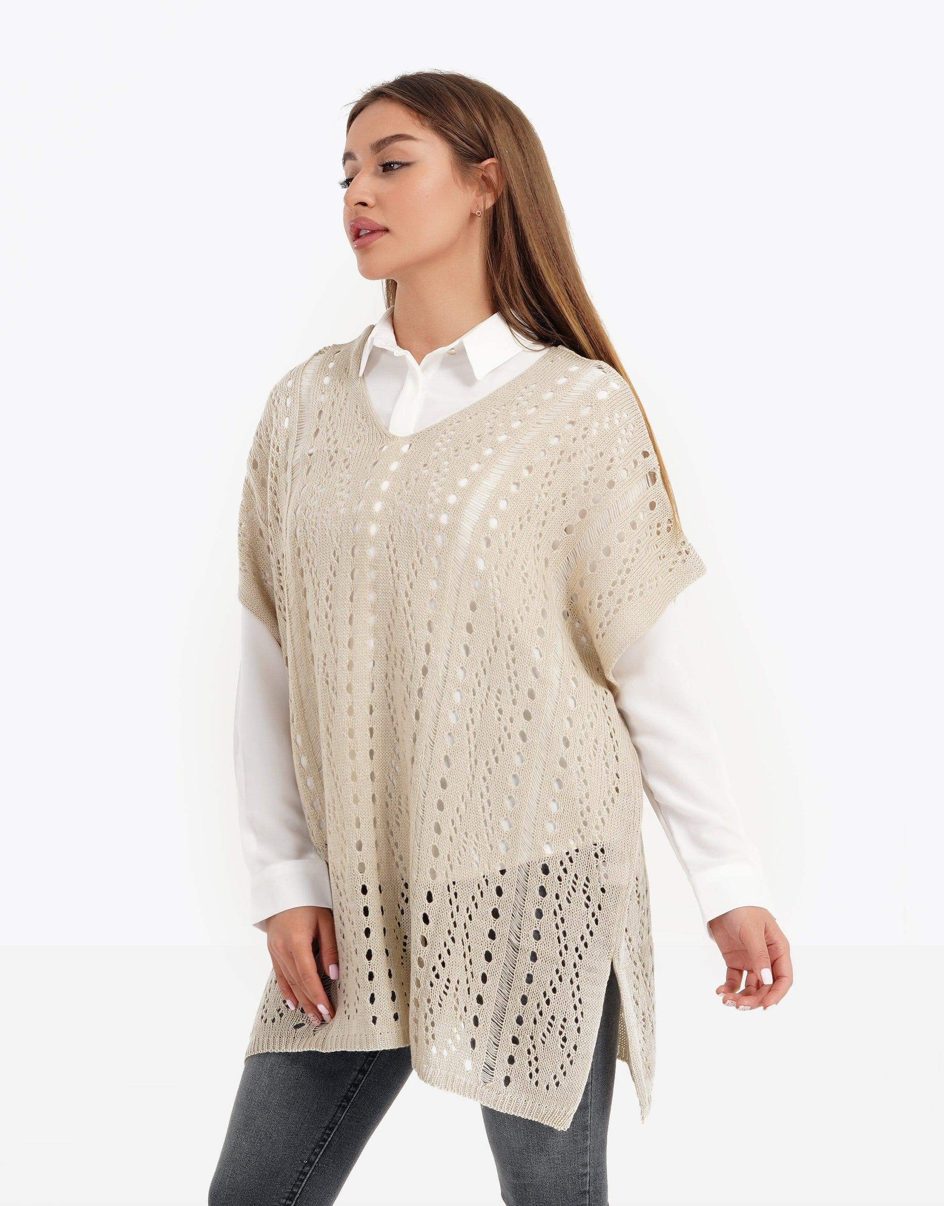 Knit Poncho - Carina - ÙƒØ§Ø±ÙŠÙ†Ø§