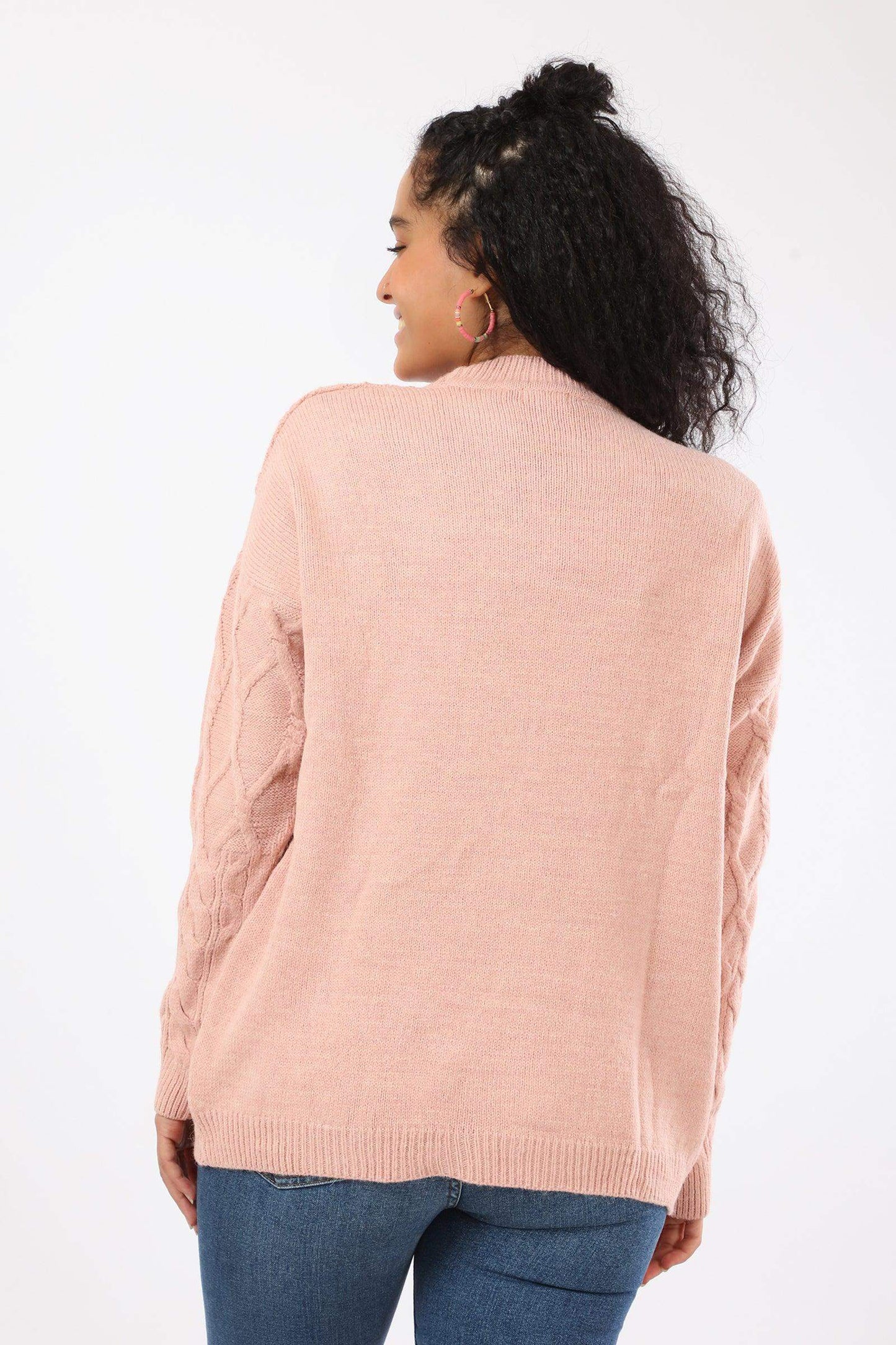 Knitted Long Sleeves Pullover - Carina - ÙƒØ§Ø±ÙŠÙ†Ø§