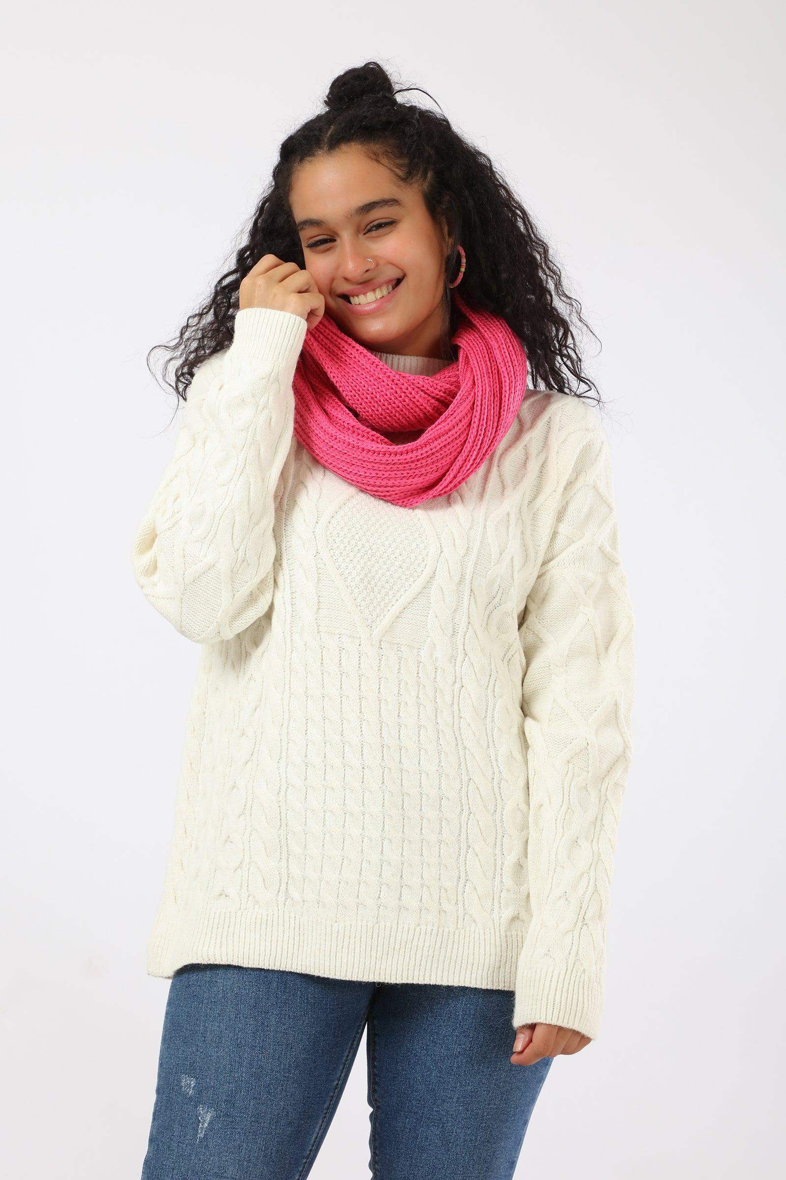 Knitted Scarf - Carina - ÙƒØ§Ø±ÙŠÙ†Ø§