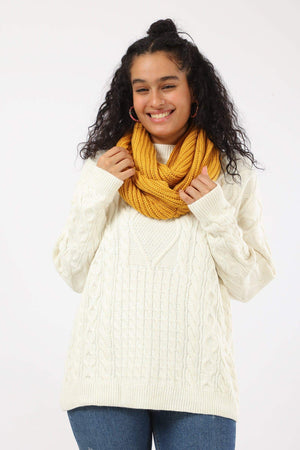 Knitted Scarf - Carina - ÙƒØ§Ø±ÙŠÙ†Ø§