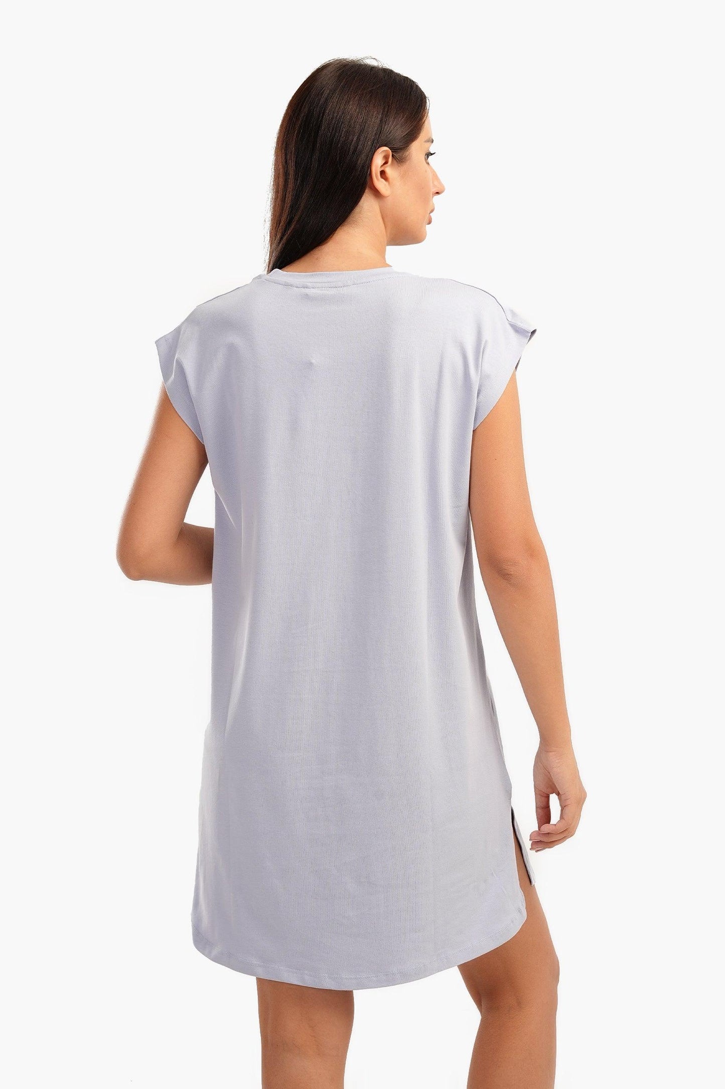 Lavender Printed Nightgown - Carina - ÙƒØ§Ø±ÙŠÙ†Ø§