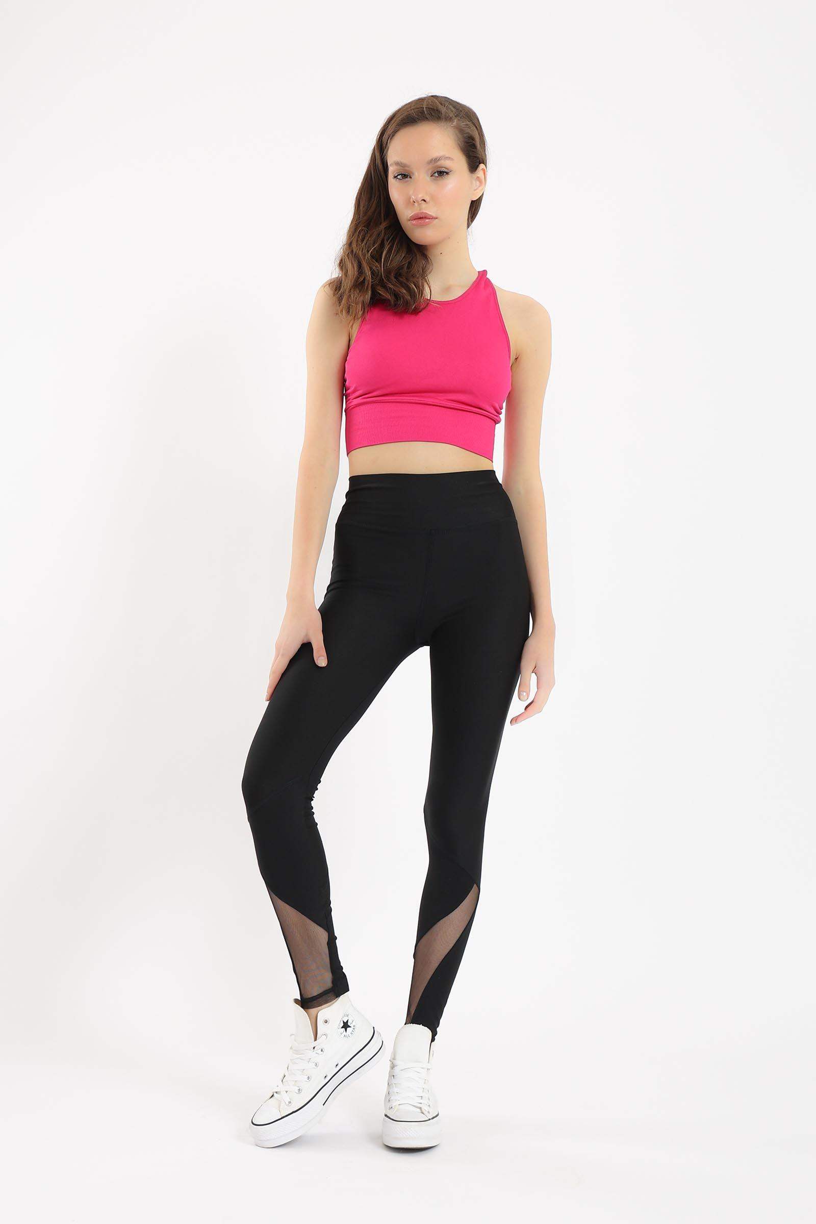 Leggings With Transparent Sections - Carina - ÙƒØ§Ø±ÙŠÙ†Ø§