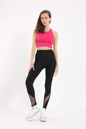 Leggings With Transparent Sections - Carina - ÙƒØ§Ø±ÙŠÙ†Ø§