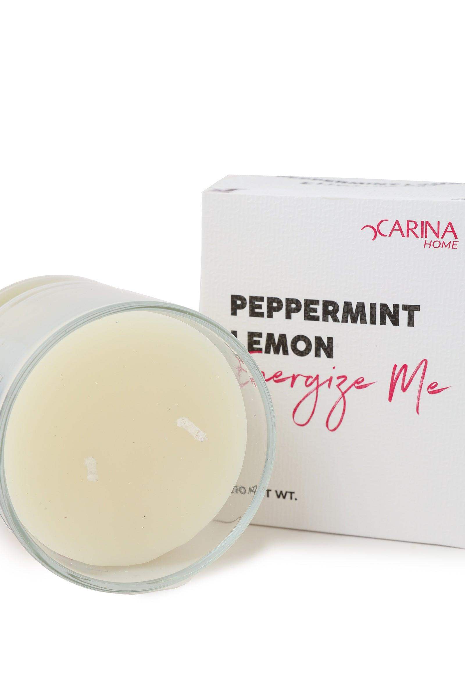 Lemon Mint Candle - 210g - Carina - ÙƒØ§Ø±ÙŠÙ†Ø§