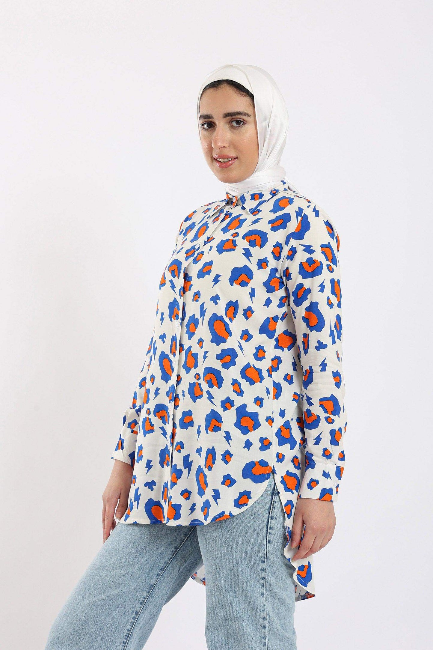 Leopard Print Shirt - Carina - ÙƒØ§Ø±ÙŠÙ†Ø§