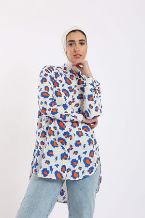Leopard Print Shirt - Carina - ÙƒØ§Ø±ÙŠÙ†Ø§