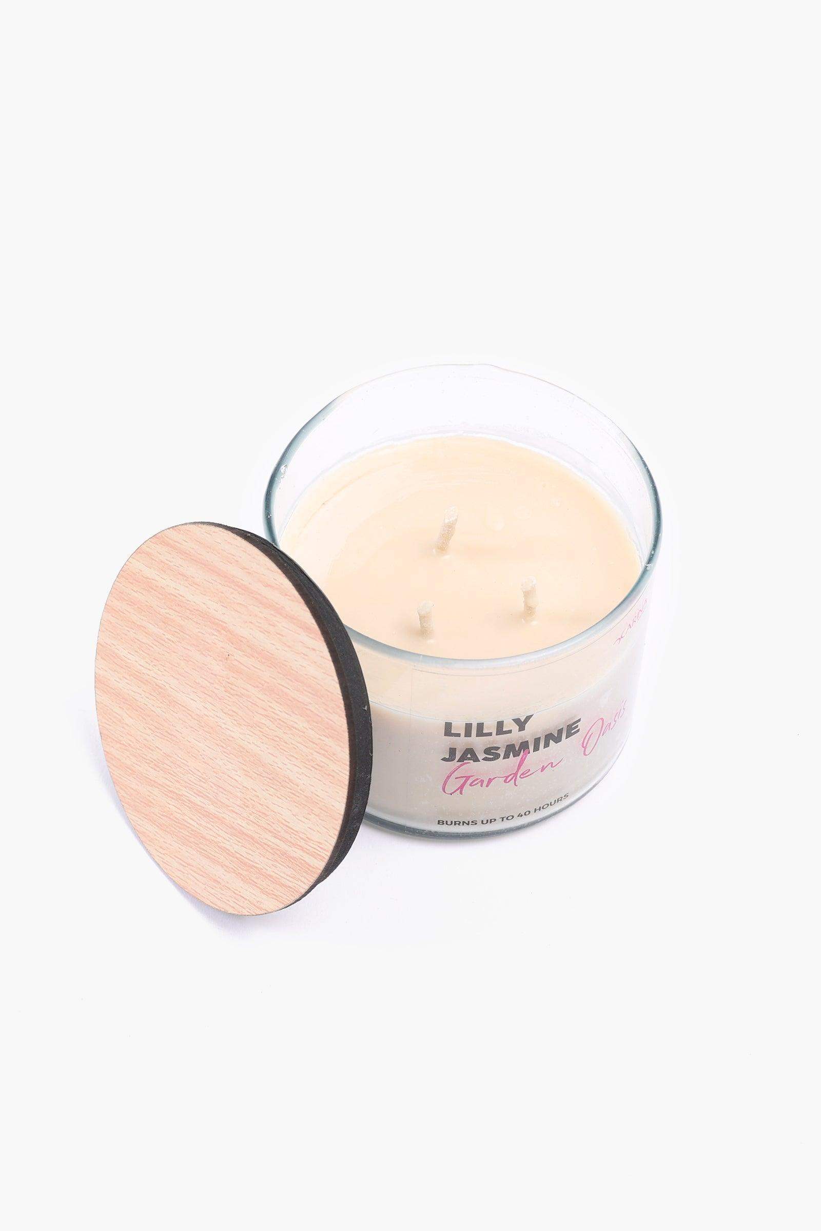 Lily Jasmin Candle - 400ml - Carina - ÙƒØ§Ø±ÙŠÙ†Ø§