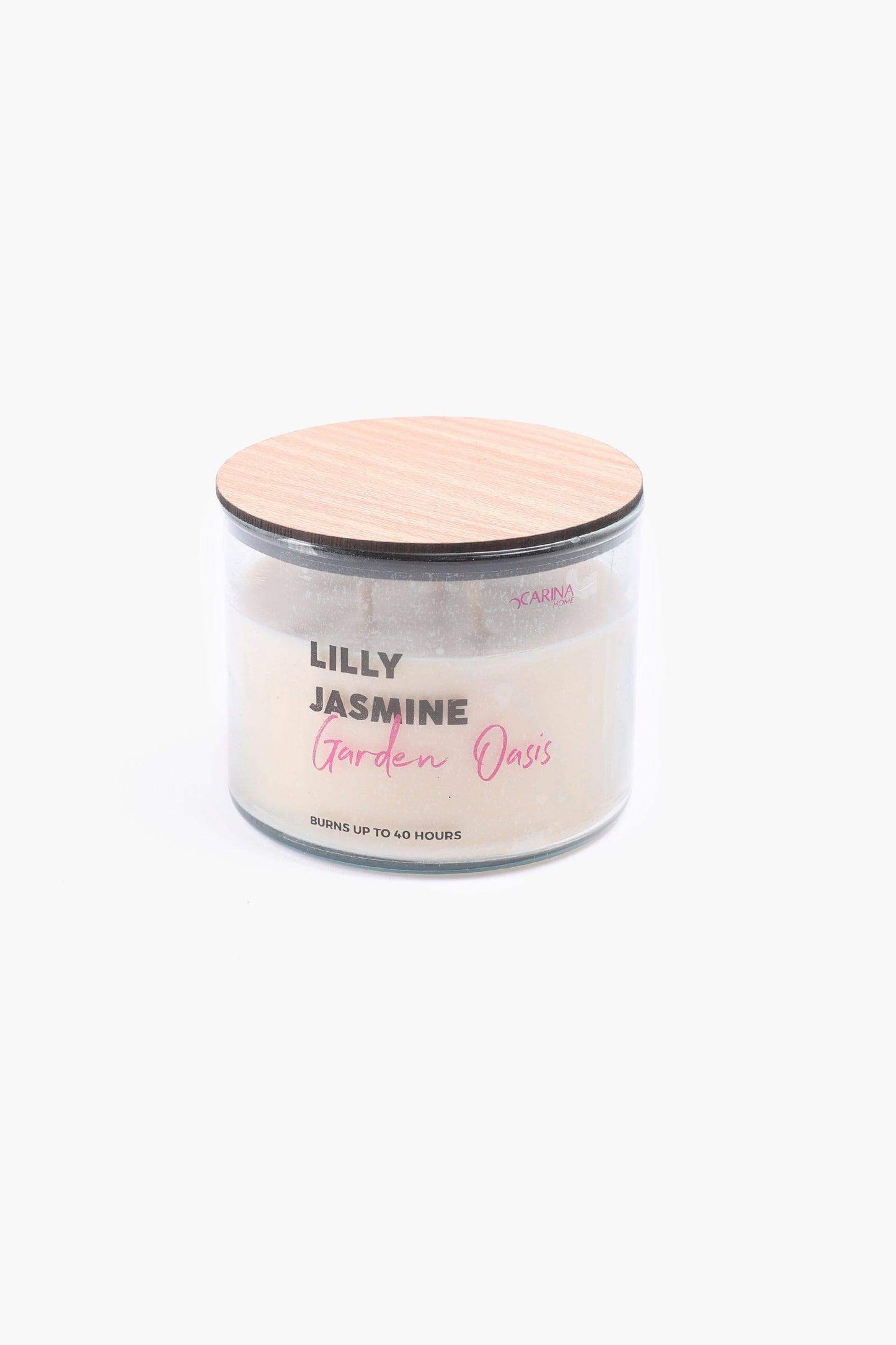 Lily Jasmin Candle - 400ml - Carina - ÙƒØ§Ø±ÙŠÙ†Ø§