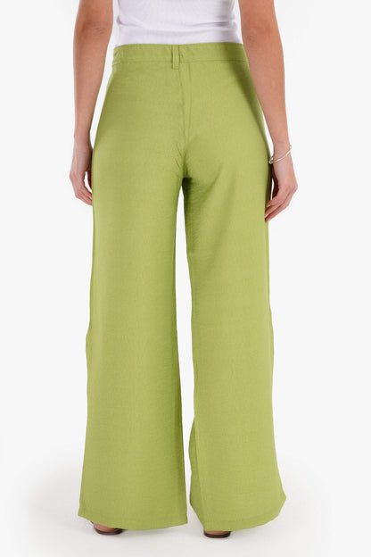 Linen Lounge Pants with Slits - Carina - ÙƒØ§Ø±ÙŠÙ†Ø§