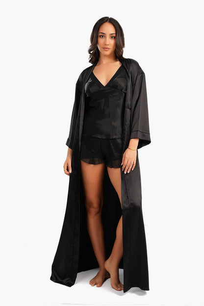 Long Satin Robe - Carina - ÙƒØ§Ø±ÙŠÙ†Ø§