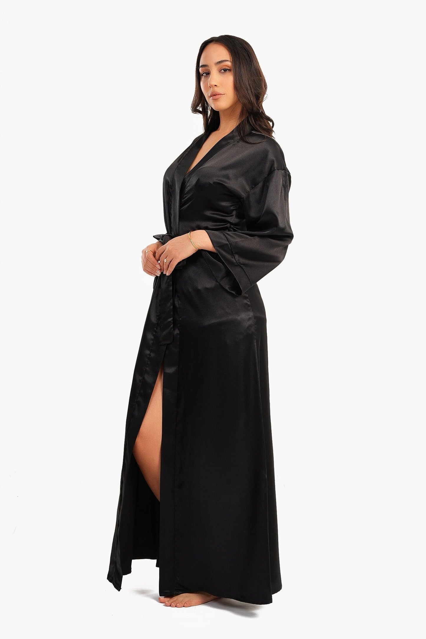 Long Satin Robe - Carina - ÙƒØ§Ø±ÙŠÙ†Ø§