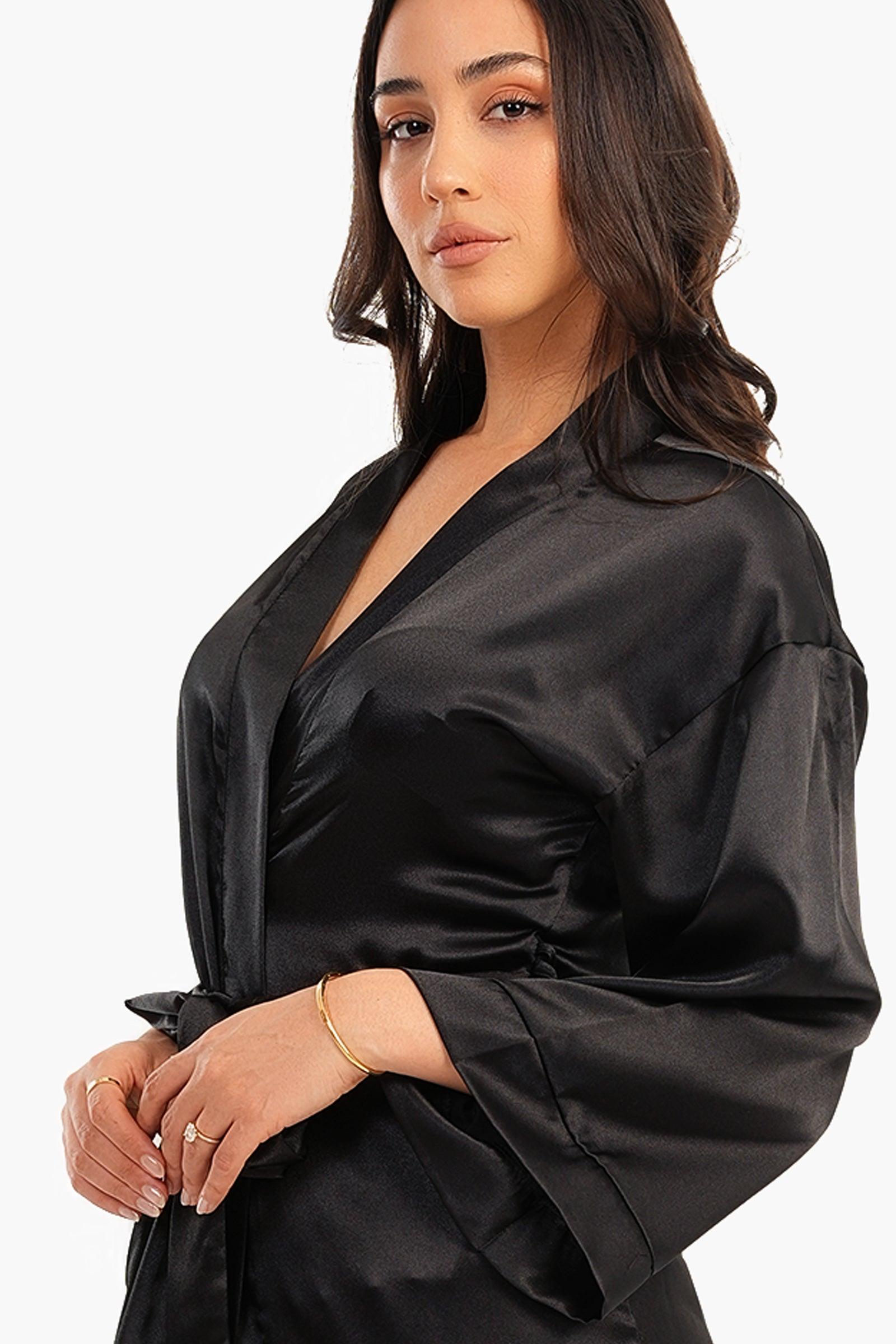 Long Satin Robe - Carina - ÙƒØ§Ø±ÙŠÙ†Ø§