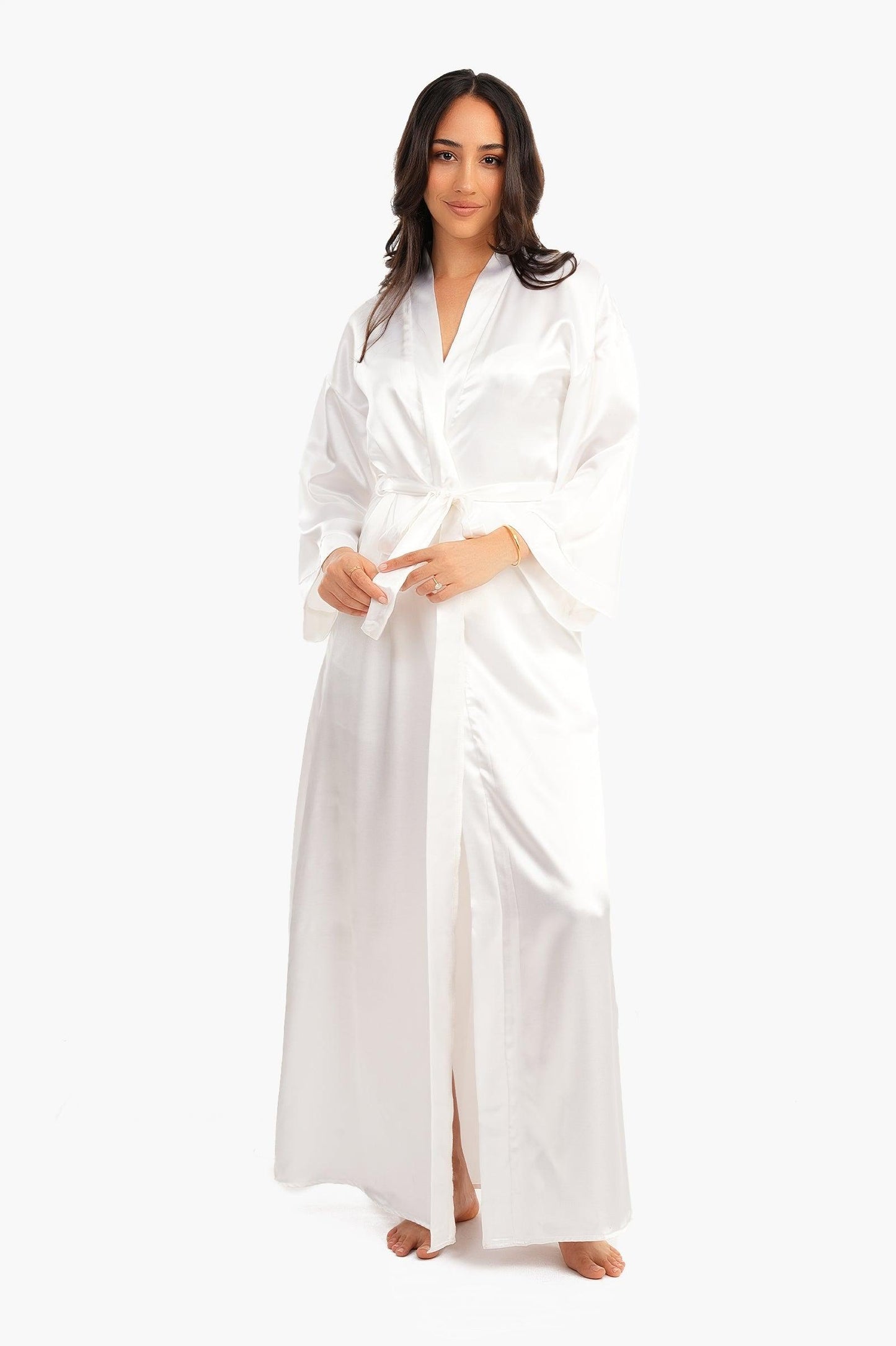 Long Satin Robe - Carina - ÙƒØ§Ø±ÙŠÙ†Ø§