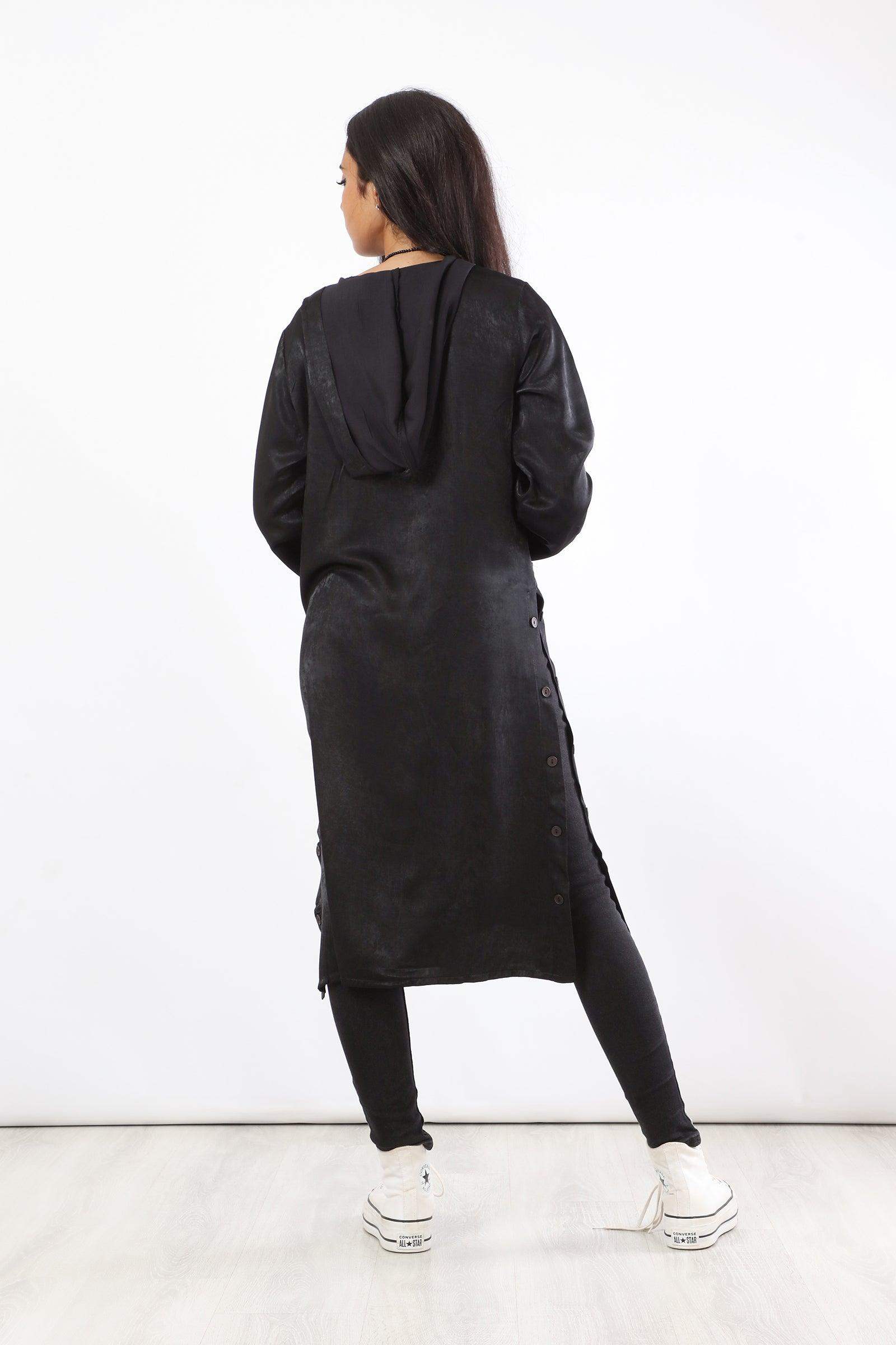 Long Sleeve Button Down Tunic Shirt - Carina - ÙƒØ§Ø±ÙŠÙ†Ø§