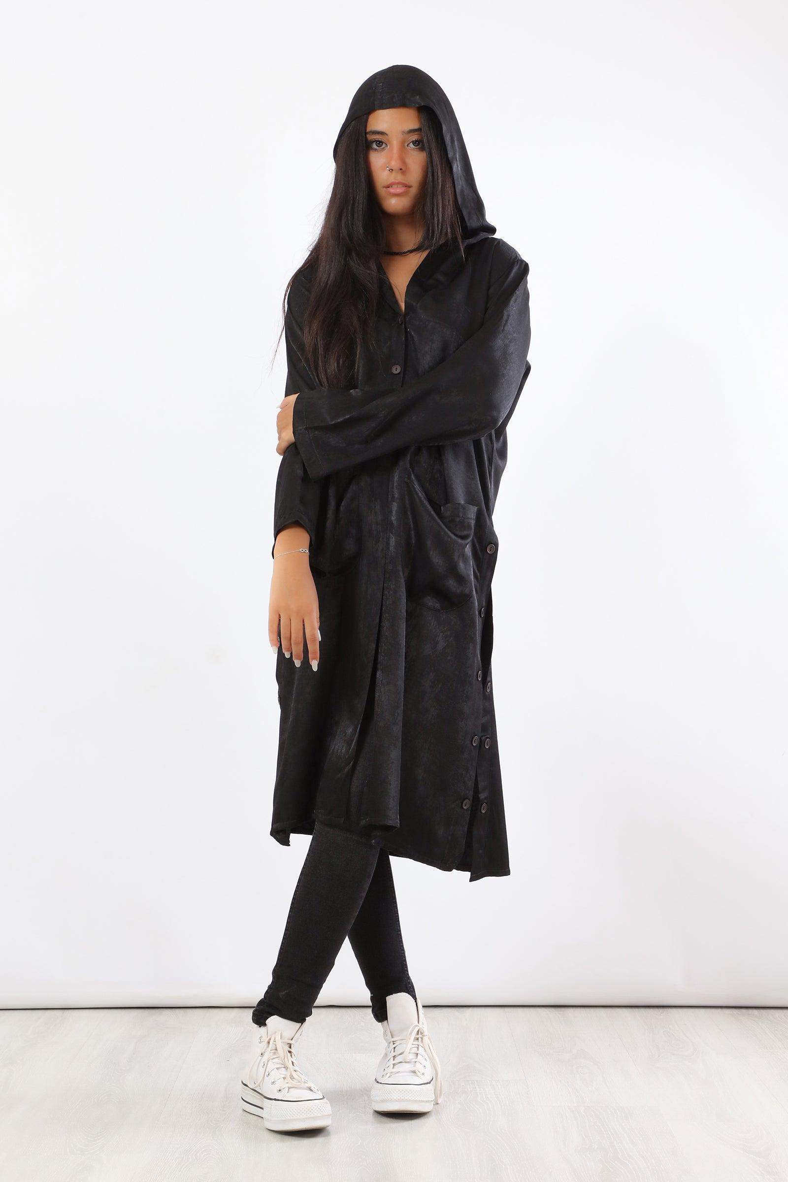 Long Sleeve Button Down Tunic Shirt - Carina - ÙƒØ§Ø±ÙŠÙ†Ø§