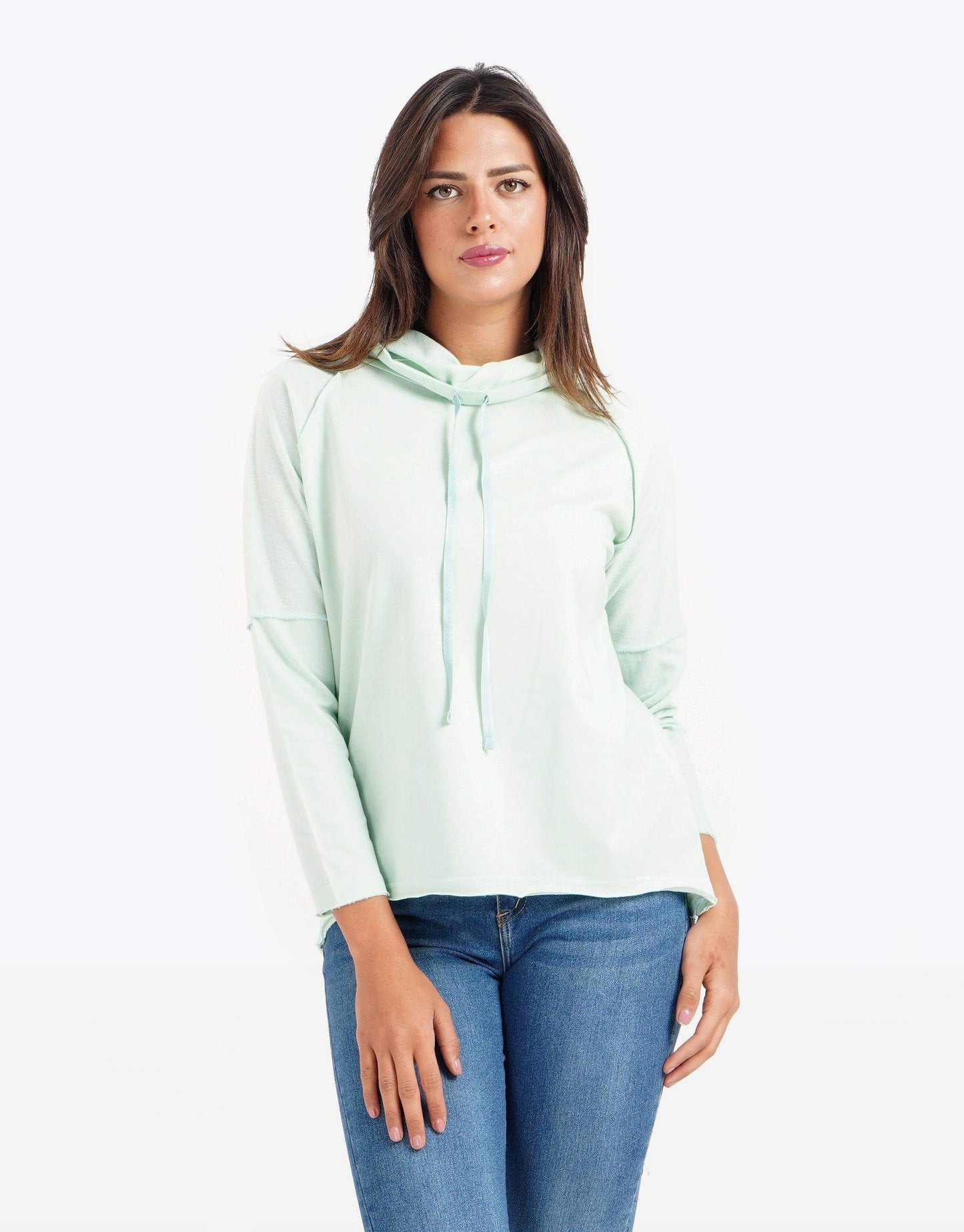 Long Sleeve Casual Hoodie - Carina - ÙƒØ§Ø±ÙŠÙ†Ø§