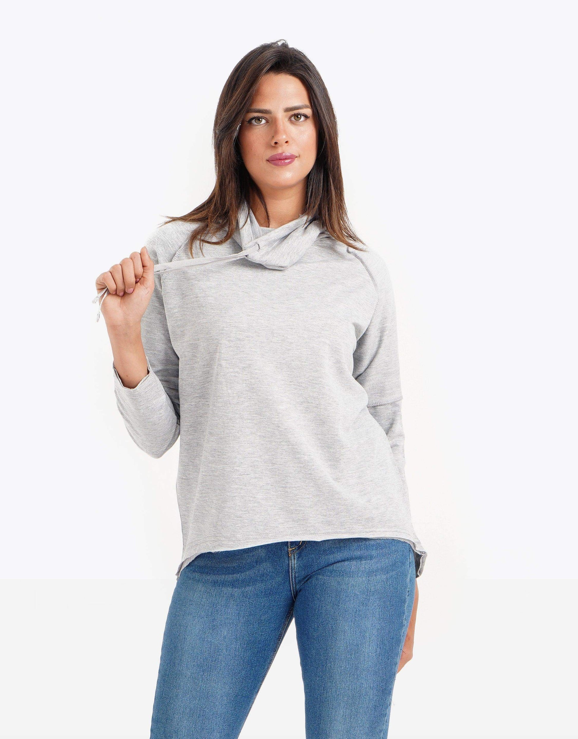 Long Sleeve Casual Hoodie - Carina - ÙƒØ§Ø±ÙŠÙ†Ø§