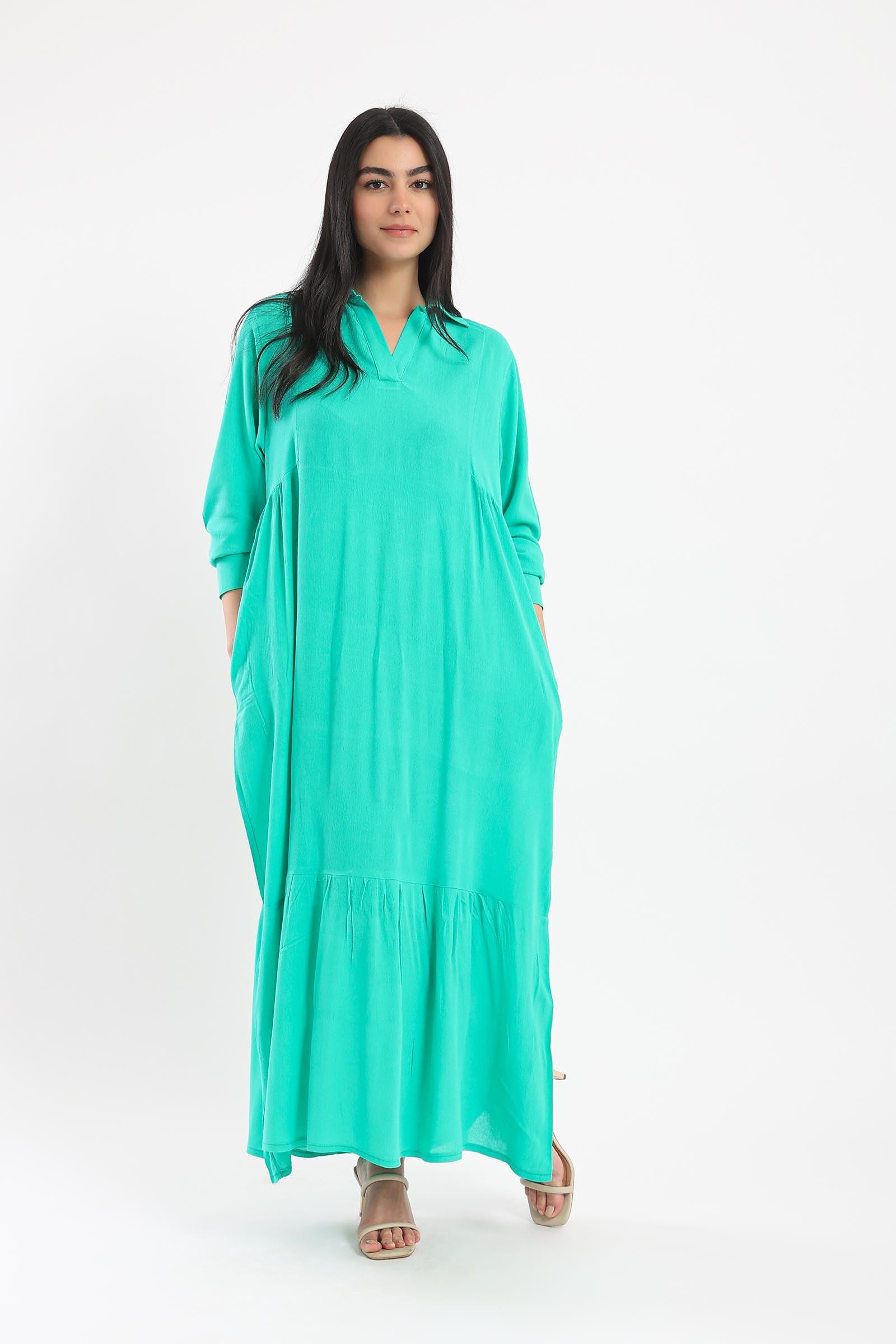 Long Sleeve Maxi Dress - Clue Wear