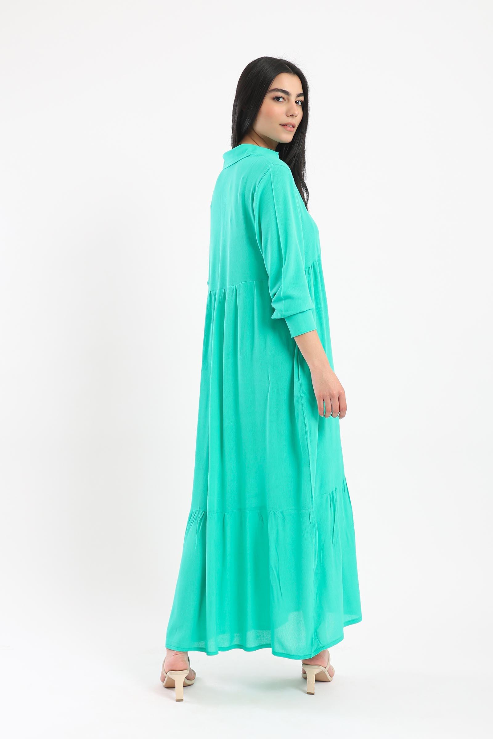 Long Sleeve Maxi Dress - Clue Wear
