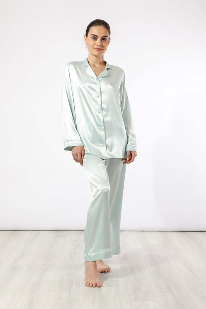 Long Sleeve Pyjama Set - Mint - Carina - ÙƒØ§Ø±ÙŠÙ†Ø§