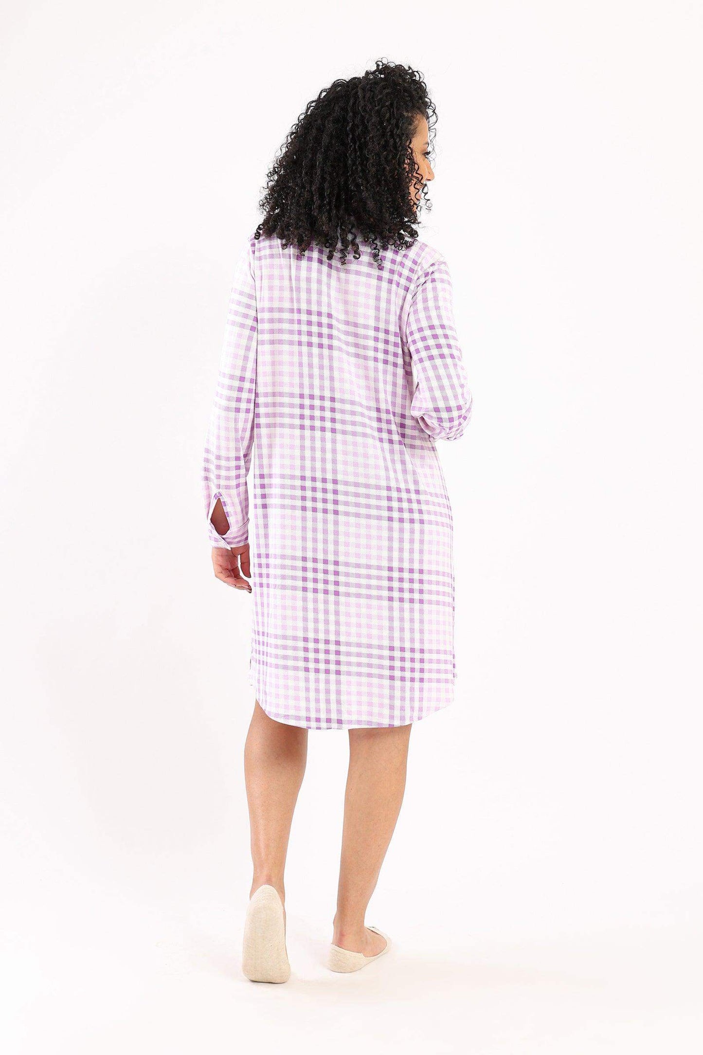 Long Sleeve Shirt Nightgown - Carina - ÙƒØ§Ø±ÙŠÙ†Ø§